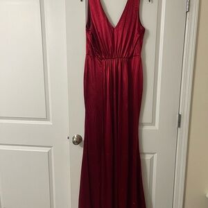 Elegant Red Evening Gown Miss Ord